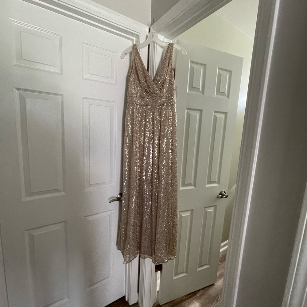 Size zero (0) Gold Sequin Dress